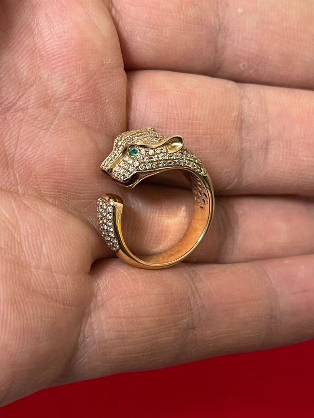 Cartier leopard rings